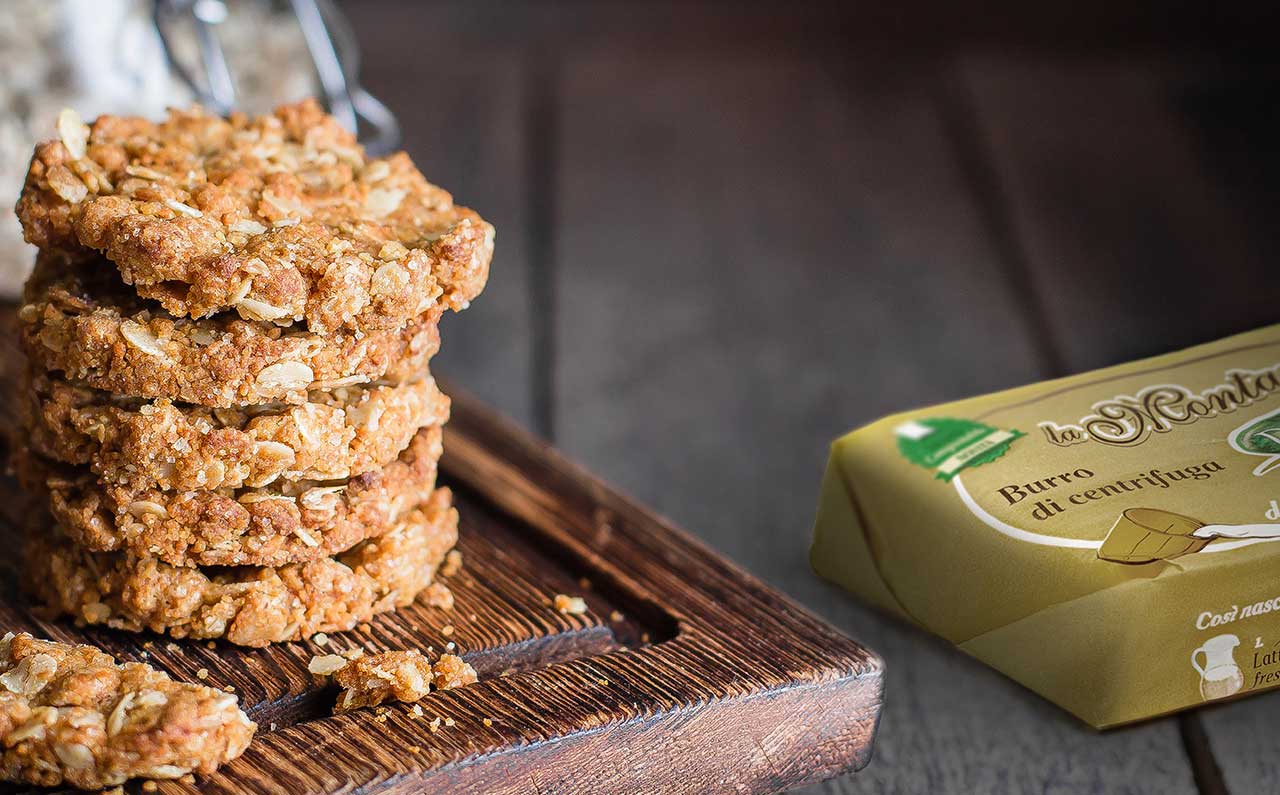 Biscotti rustici alla frutta secca con burro La Montanara