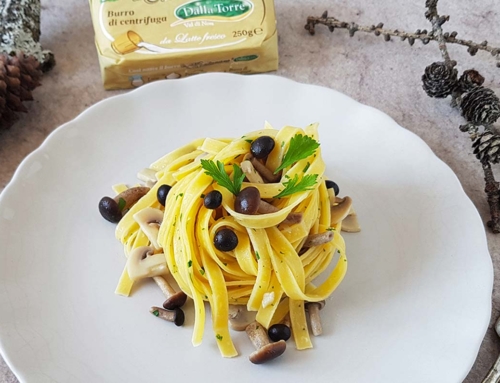 Tagliatelle ai funghi pioppini e champignon