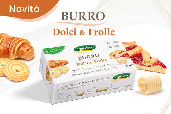 Burro Dolci e Frolle, il burro professionale per la pasticceria