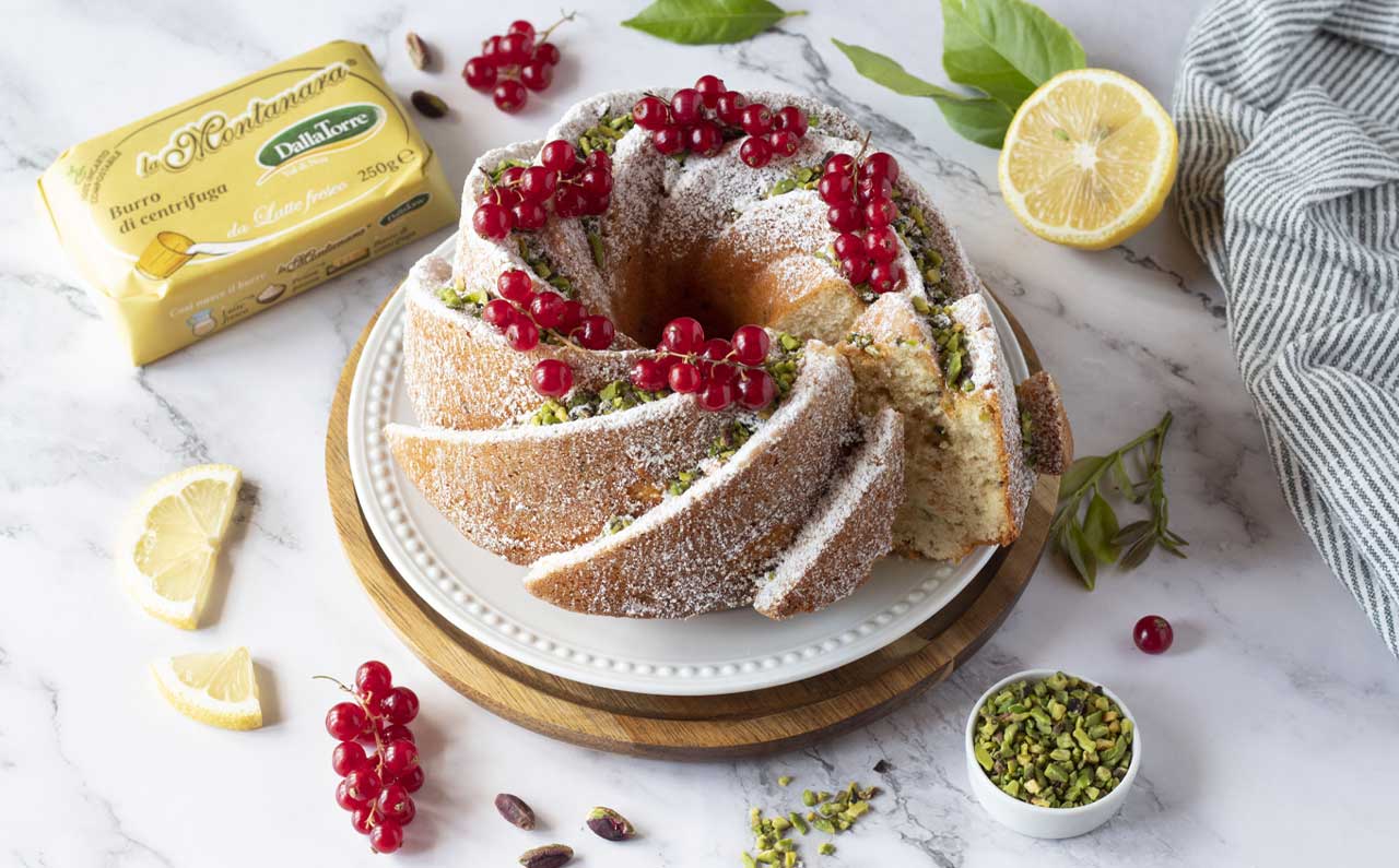 Bundt cake yogurt limone ribes